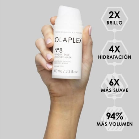 قناع الترطيب المكثف بوند رقم 8 لكل انواع الشعر من أولابليكس ، 100 مل Olaplex Bond No. 8 Intense Moisture Mask for All Hair Types, 100ml