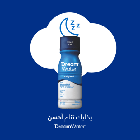 دريم واتر شوت ميلاتونين 5 مجم 74 مل ( 12 عبوة) Dream Water Melatonin 5 mg 74 ml Liquid (12PCS)