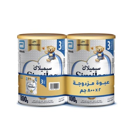 سيميلاك جولد حليب أطفال رقم (3) (2*800 جم)