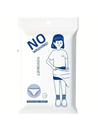 Yoyo Soft Disposable Briefs XXL 4 pcs يويوسفت سروال داخلى للسيدات لاستخدام واحد