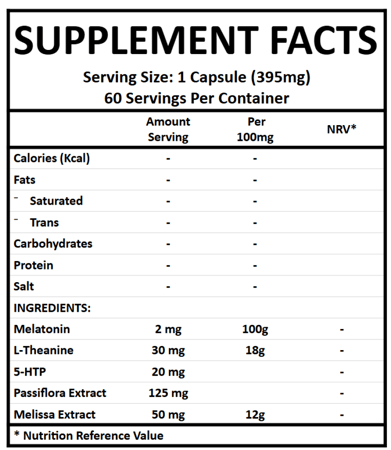 ناتفيتا ميلاتونين ليدا 60 كبسولة لتحسين النوم والاسترخاء