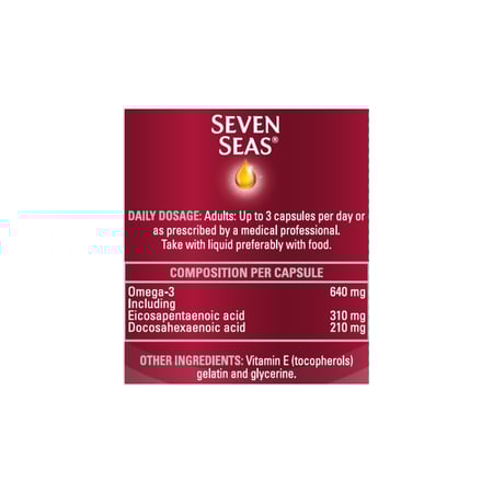 ماكسيبا فورت لصحة القلب والمخ والعينين 1106 مجم زيت السمك و 640 مجم أوميغا‑3 – 30 كبسولة / Maxepa Forte for Heart, Brain & Eye Health 1106 mg Fish Oil & 640 mg Omega‑3 – 30 Capsules/ Maxepa Forte Omega‑3 640 mg – 30 Capsules