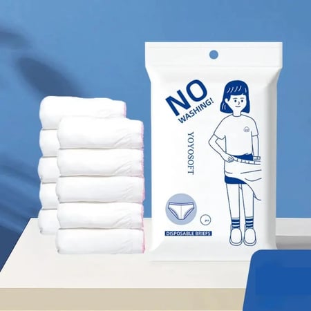 Yoyo Soft Disposable Briefs XXL 4 pcs يويوسفت سروال داخلى للسيدات لاستخدام واحد
