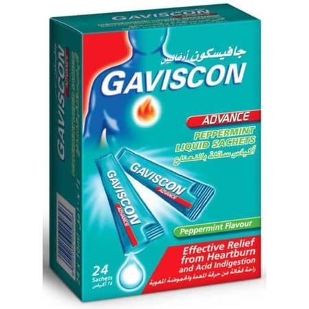 جافيسكون أكياس 24 كيس  Gaviscon Advance Sachets 24