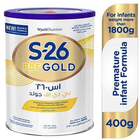 إس - 26 جولد حليب أطفال بي دي اف 400 جم