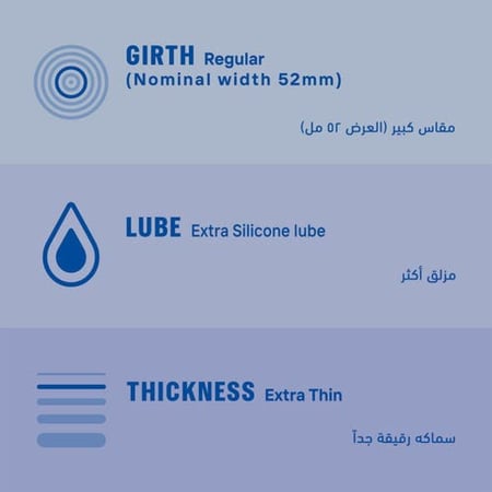 ديوركس واقي ذكري شفاف رقيق جدا 12 قطعةDurex Invisible Extra Thin 12 pcs