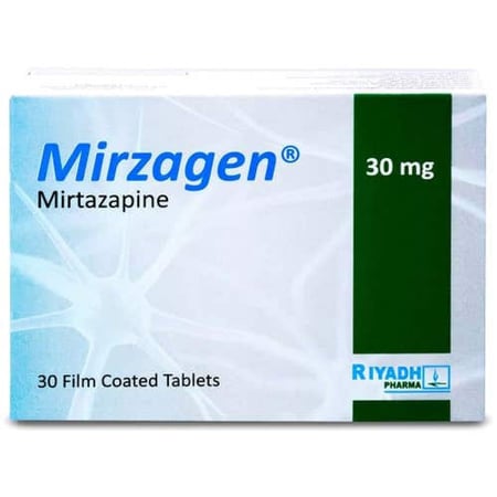 ميرزاجن 30 مجم 30 قرصMirzagen 30 mg Tablet 30pcs