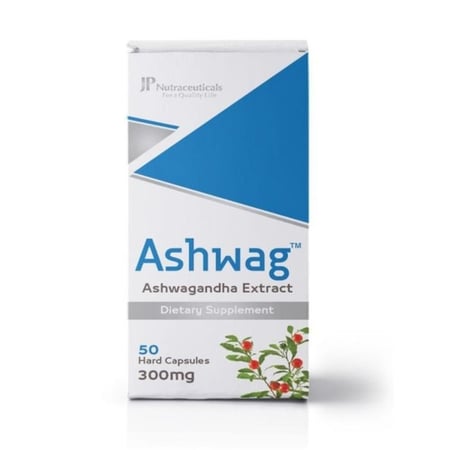 أشواج أشواغاندا 300 مجم – 50 كبسولة JP Ashwag Ashwagandha 300 mg – 50 Capsules