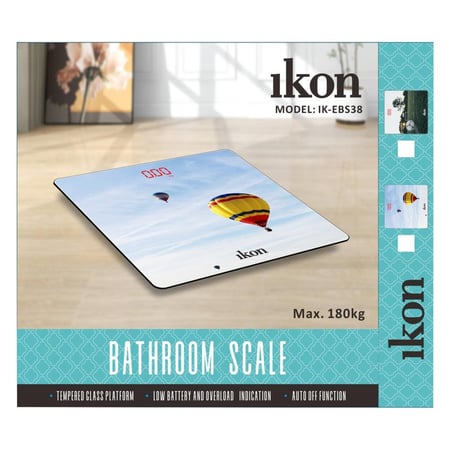 ميزان الحمّام الرقمي من أيكون — الطراز Ikon Digital Bathroom Scale — Model IK-EBS38