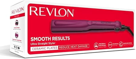 مصفف الشعر بالواح سيراميك RVST2176ARB، من ريفلون، Revlon Rvst2176 Hair Straightener, Ceramic