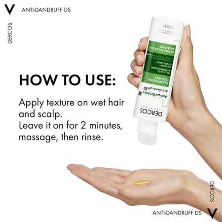 شامبو فيشي ديركوس المضاد للقشرة للفروة العادية والدهنية 200 مل Vichy Dercos shampoo Anti dandruff & dry scalp for Normal to Oily hair 200 ml