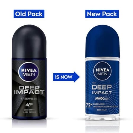 نيفيا مزيل عرق رول ديب 50 ملNivea Roll-On Deep 50ml