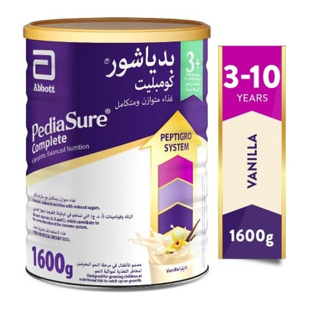 بدياشور حليب أطفال +3 فانيليا 1600جرام