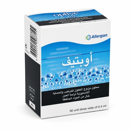 أوبتيف UD قطرات مرطبة للعين أحادية الجرعة – 30 أمبولة × 0.4 مل