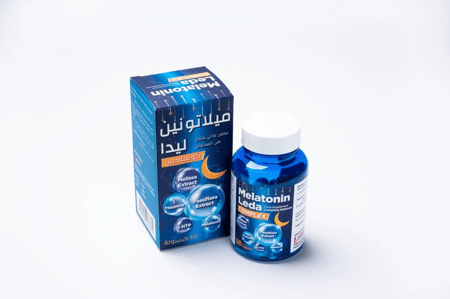 ناتفيتا ميلاتونين ليدا 60 كبسولة لتحسين النوم والاسترخاء