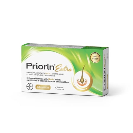 برايورين إكسترا لدعم نمو الشعر – 60 كبسولة | Priorin Extra Hair‑Growth Support (60 Capsules)