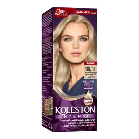 صبغة شعر كوليستون أشقر رمادي فاتح للغاية + مُظهِر 310/81