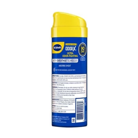 Dr. Scholl's Odor-X Ultra Odor-Fighting Powder Spray - 4.7oz