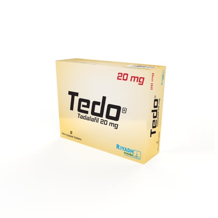 تيدو 20 ملجم 8 أقراصTedo 20 mg 8 Tablets