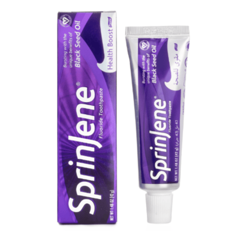معجون أسنان سبرايجين زيت الحبة السوداء لتعزيز الصحة – 42 جم / Sprinjene Black Seed Oil Health Boost Toothpaste – 42 g