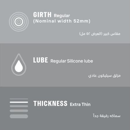 ديوركس واقي ذكري رقيق لحساسية اكبر 12 قطعةDurex Condom Feel Thin 12 pcs