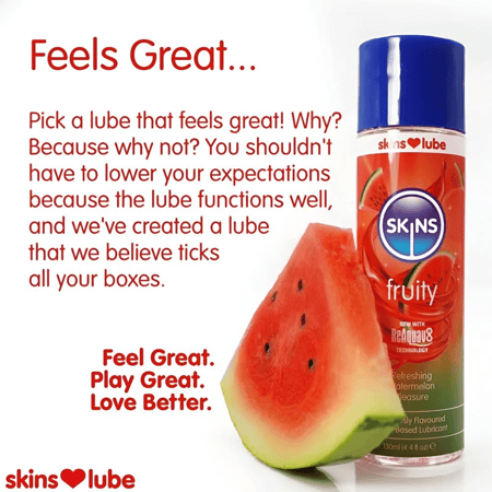 سكينز مزلق مائي بنكهة البطيخ 130 مل