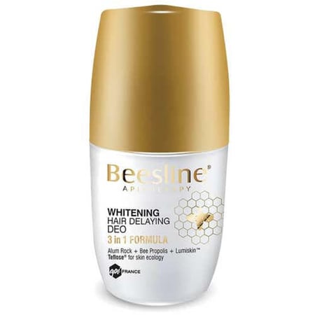 بيزلين مزيل عرق رول أون لتفتيح وتأخير نمو الشعر ٥٠ ملBeesline Deo Roll On Whitening Hair Delay 50 Ml