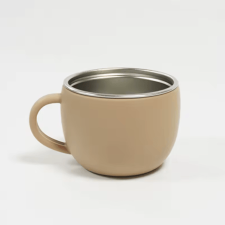 كوب ماء من الفولاذ مقاوم للصدأ خالي من مادرة BPA يمكن فصل الفولاذ عن السيليكون