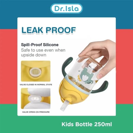 كوب للأطفال مع غطاء مانع التسرب 250 ملل