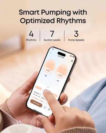 مضخة الثدي المتطورة منEUFY-مع ميزة التحكم عن بعد
