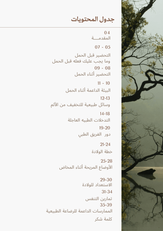 باقة الاستعداد للولادة (كتيب الولادة الطبيعية و القيصرية + كتيب الممارسات الداعمة لتسهيل الولادة و الرضاعة الطبيعية )