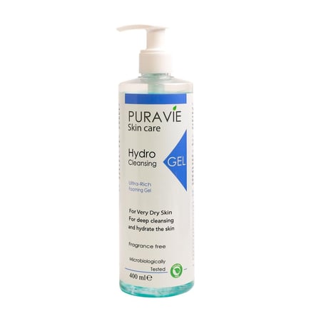puravie hydro cleansing gel - بيورافي  غسول رغوي لترطيب للبشرة الجافة