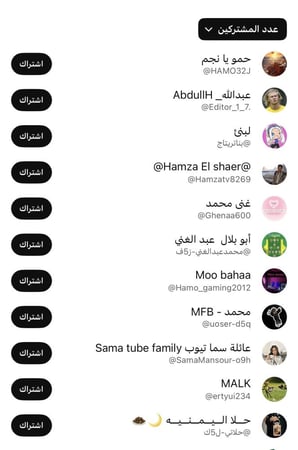 قناة يوتيوب 9K الف مشترك