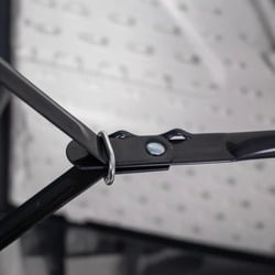 طاولة فايبر مستطيلة قابلة للطي مقاس 180 * 74 ابيض