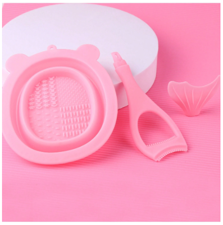 اناء تنظيف أدوات مكياج قابل للطي والاتساع