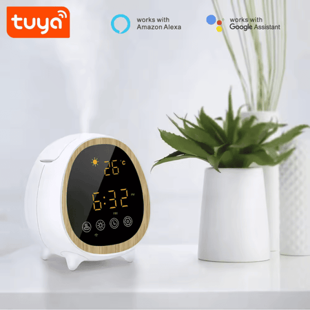 المعطر الذكي مع ساعة منبه