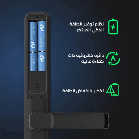 قفل باب ذكي, قفل ذكي للباب, قفل باب بالبصمة قفل باب الكتروني منزل ذكي