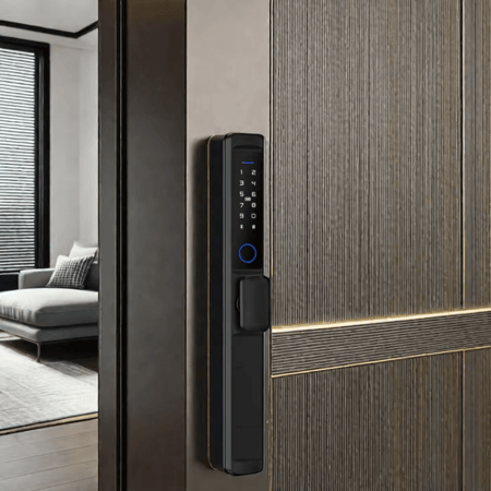 قفل باب ذكي بالبصمة