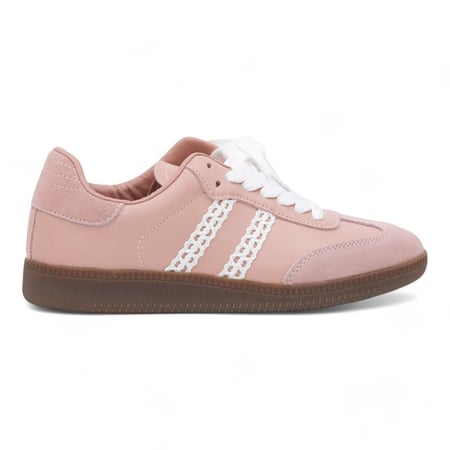 حذاء رياضي نسائي من لمار - وردي