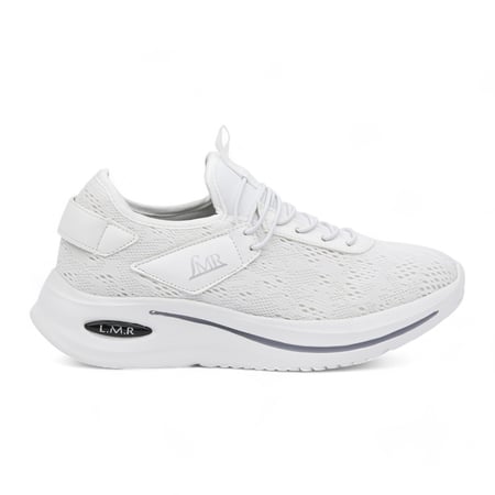 حذاء رياضي نسائي من لمار - أبيض