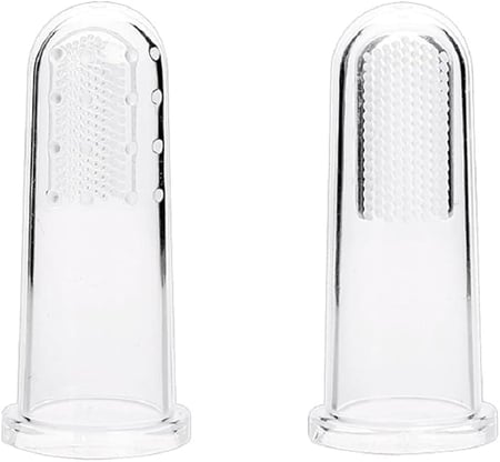 فرشاة الإصبع لتنظيف فم الرضيع من عمر الولادة