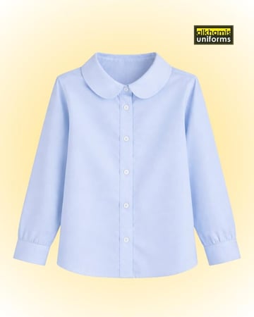 قميص ازرق سماوي كلر دائري