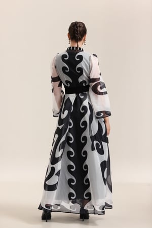 جلابية مشجر اورجنزا قطعتين