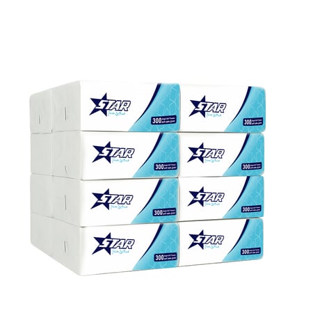 مناديل ستار 300 مفرد -30 علبه