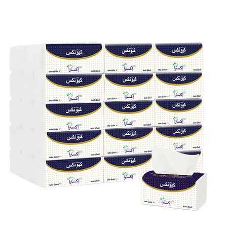 32 علبه مناديل كيونكس كبيرة - 600 منديل