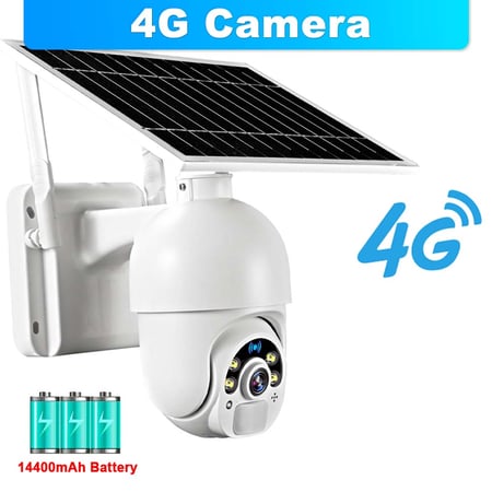 كاميرا بالطاقة الشمسية ،  SIM 4G