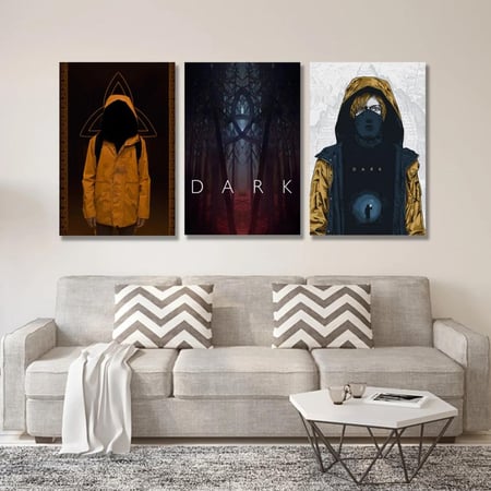 لوحة كانفس رسم شخصيات  3 قطع