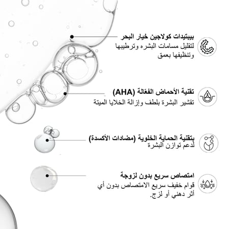 تونر سيدني  100ml لتقشير البشرة وتنعيمها بأحماض AHA