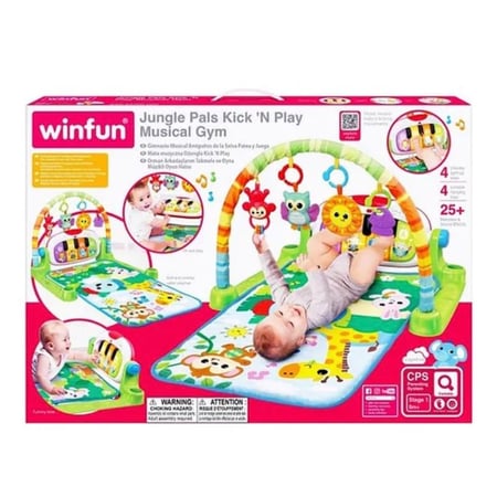 Winfun jungle pals kick’n play musical gym