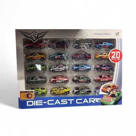 طقم سيارات 20 قطعة